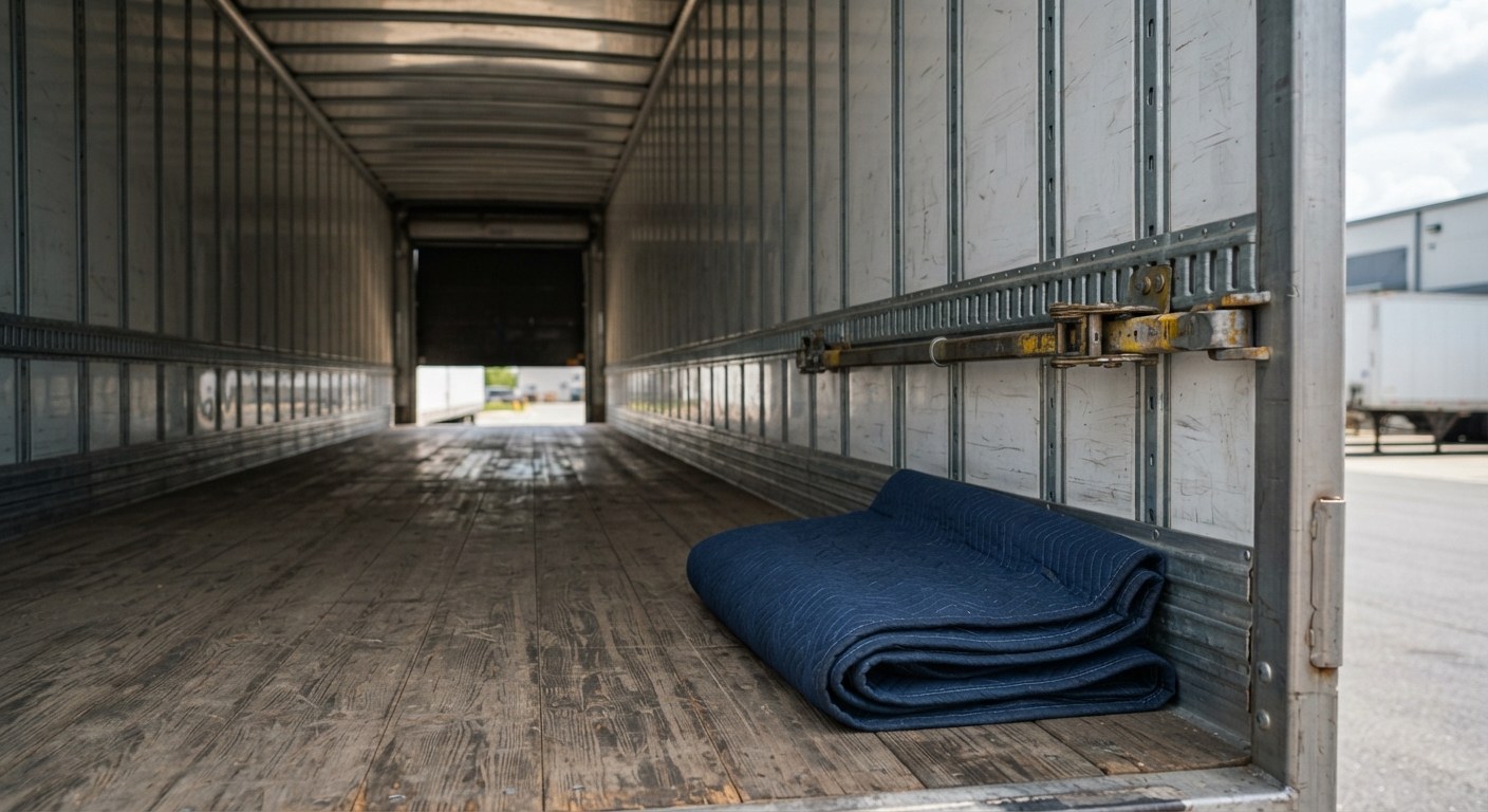 A DEBOL TRUCKING LLC trailer loading at the CHESTER dock
